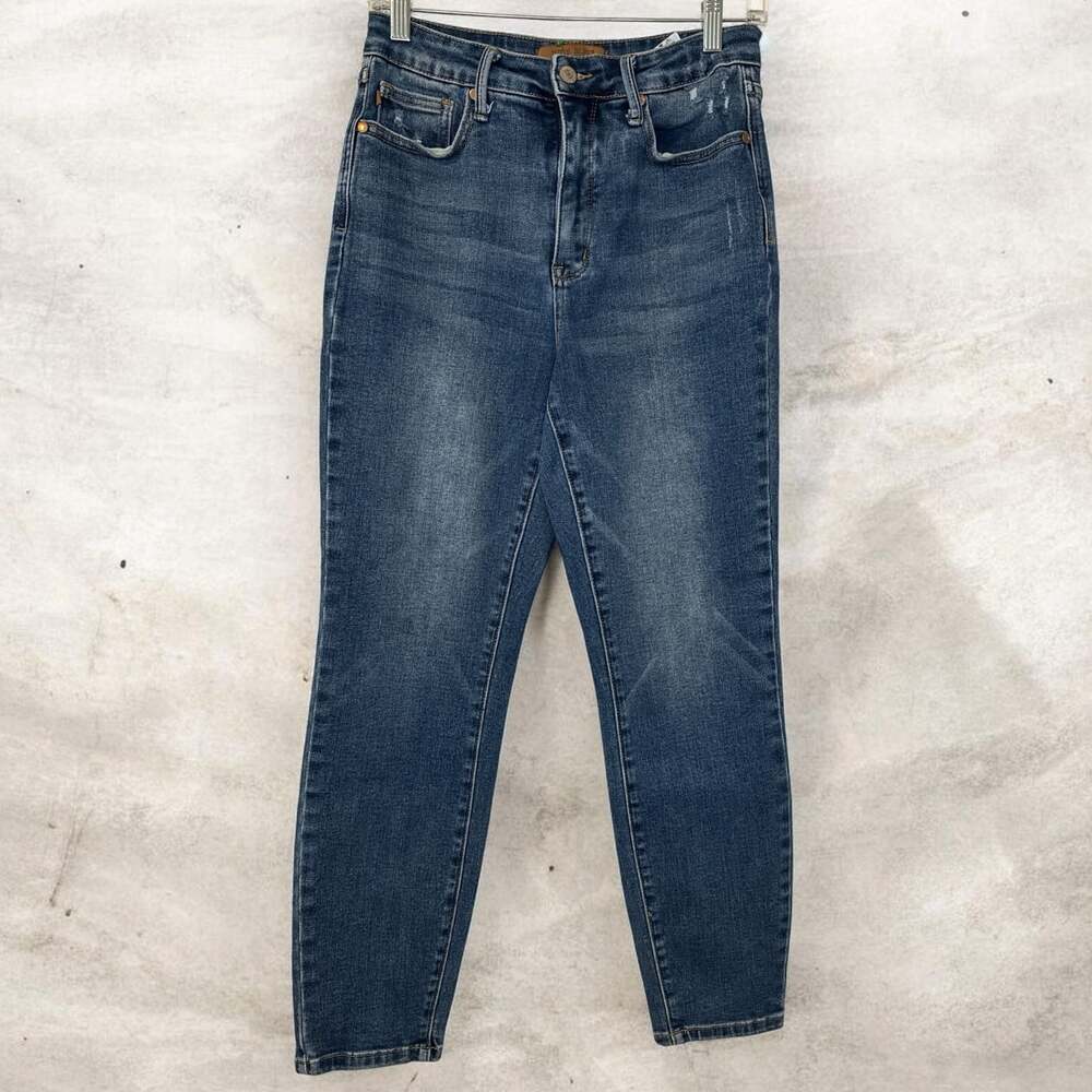 Judy Blue Los Angeles High Rise Distressed Slim Fit Skinny Jeans Size 7/28